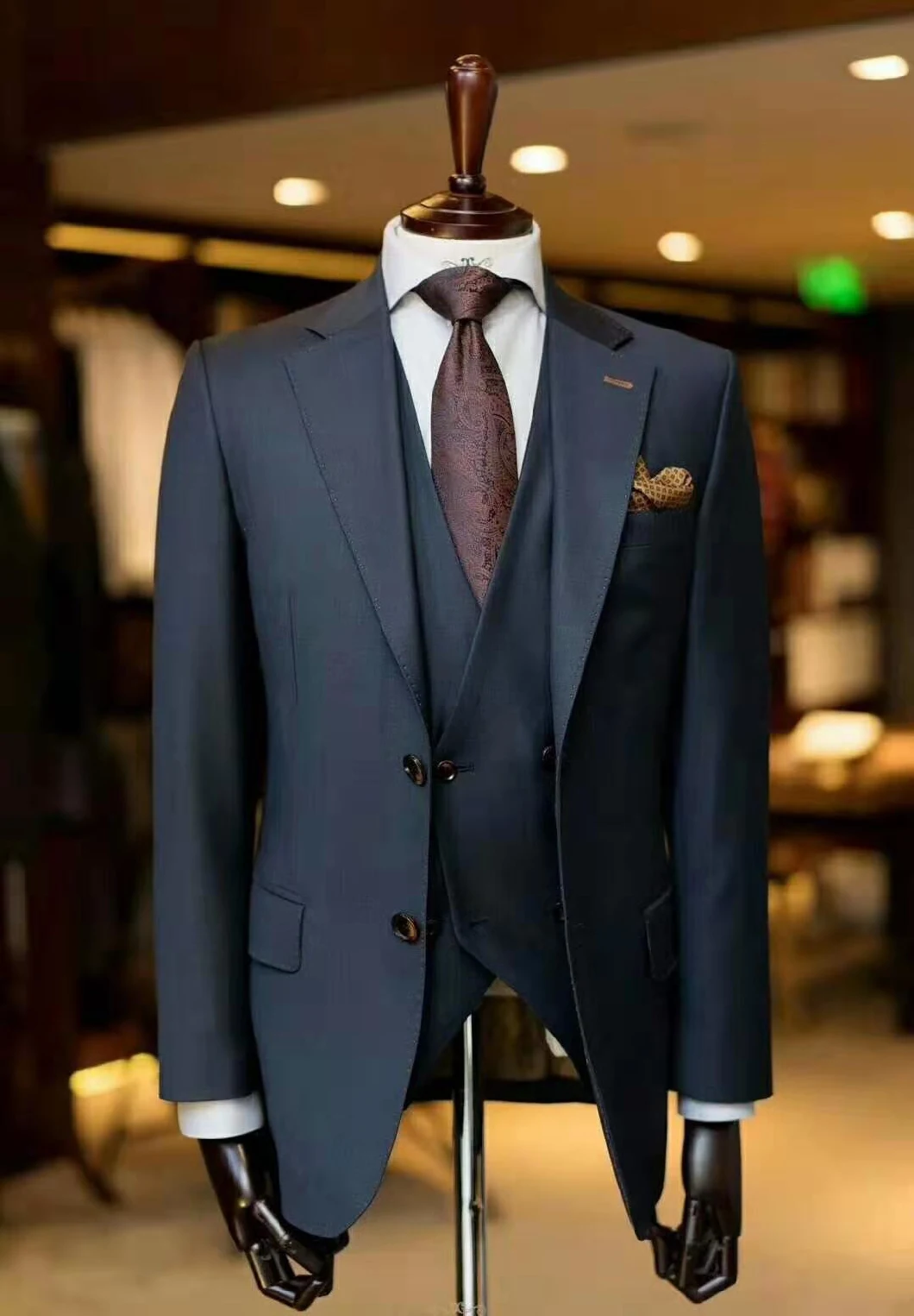 Custom Apparel Jacket Bespoke Tailor Tuxedo Wedding Suit Blazer Made-to-Measure Men Suit