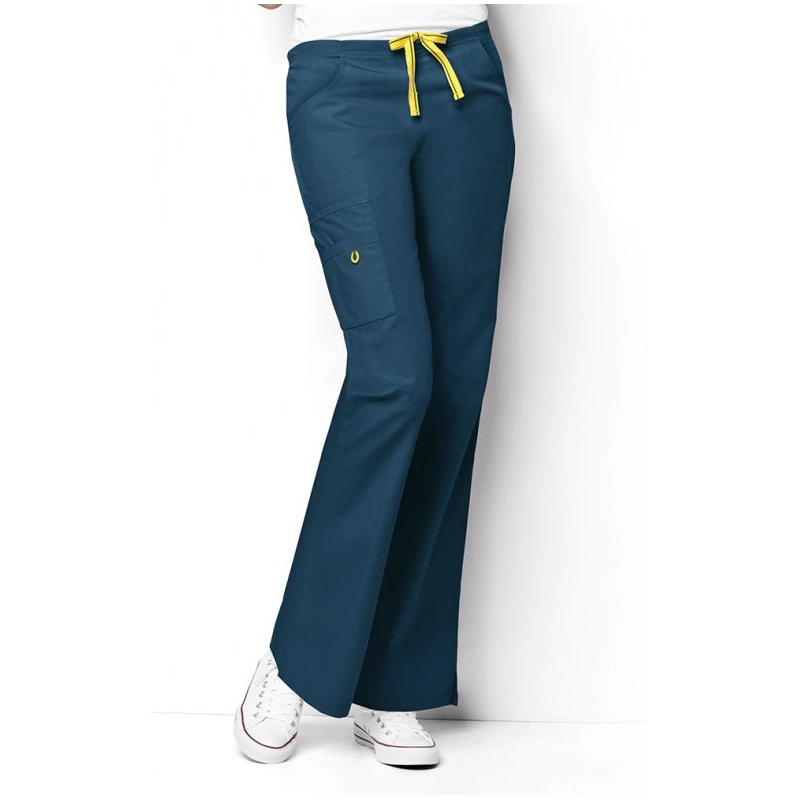 2023 Ladies Slim Fit Medical Scrub Pant Scrub Bottom Uniform Tailored Trousers