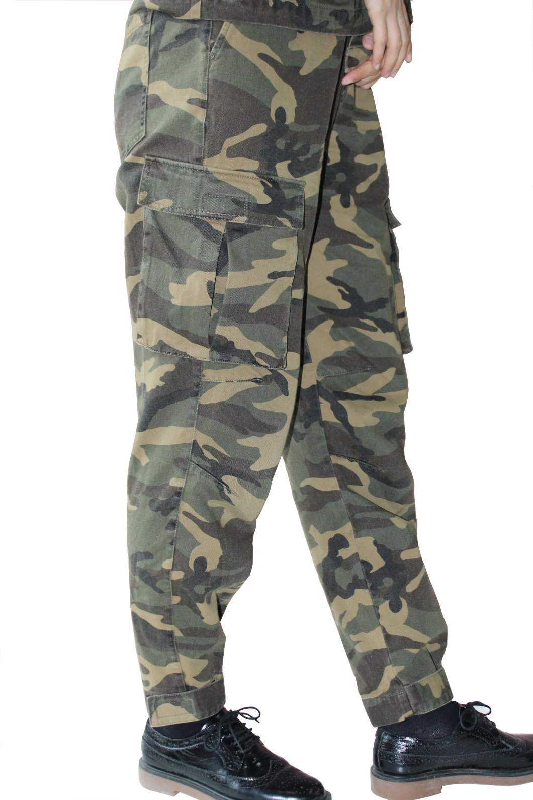 Girls Outdoor Cargo Camo Women Ladies Pants Trousers