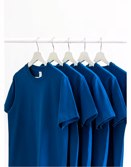 Vente en gros d'hommes 100% coton T-shirt vierge uni promotionnel, T-shirt d'impression de mode à manches courtes et à col rond personnalisé pour hommes