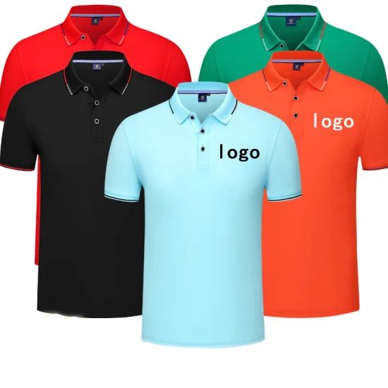 Polo de haute qualité avec logo personnalisé pour hommes et femmes